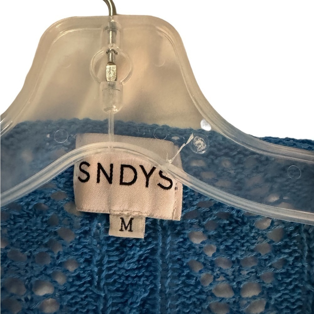 COPY - Beautiful blue knitting dress tunics size M - Picture 3 of 4